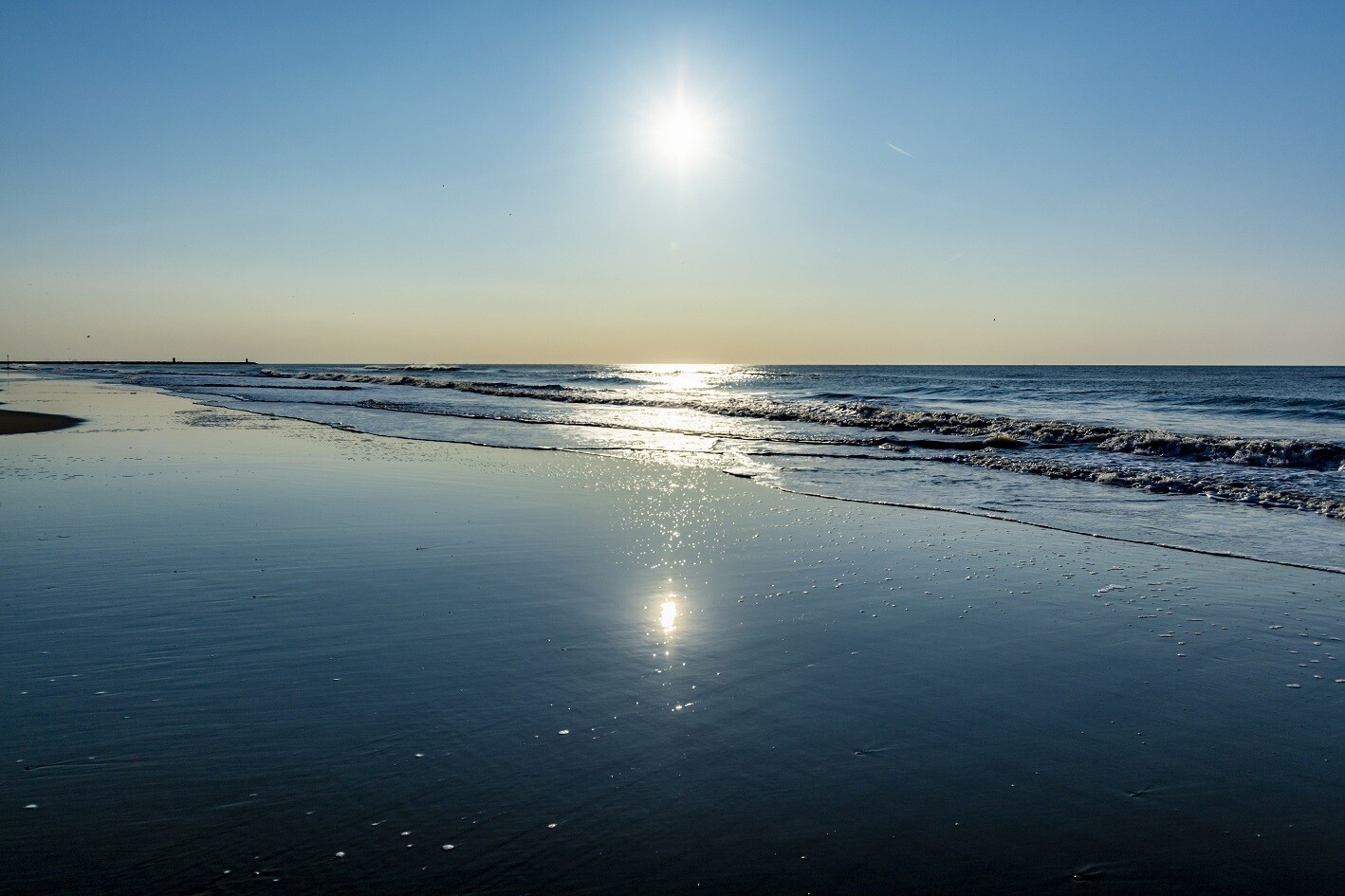 Vloedlijn Zandvoort - print op canvas