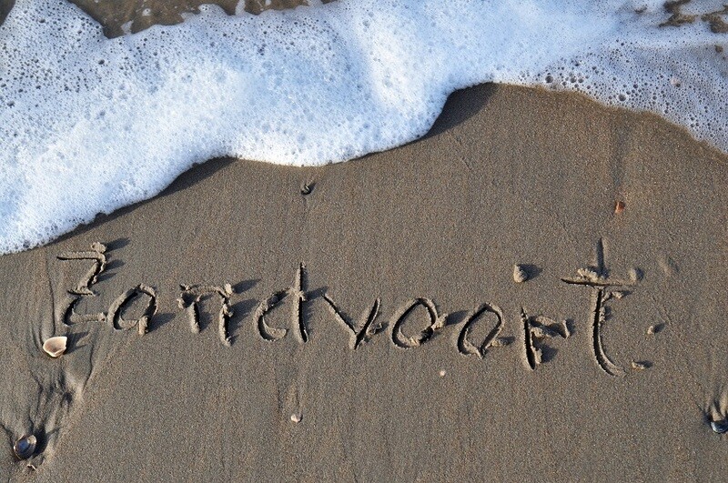 Zandvoort in het zand - print op canvas