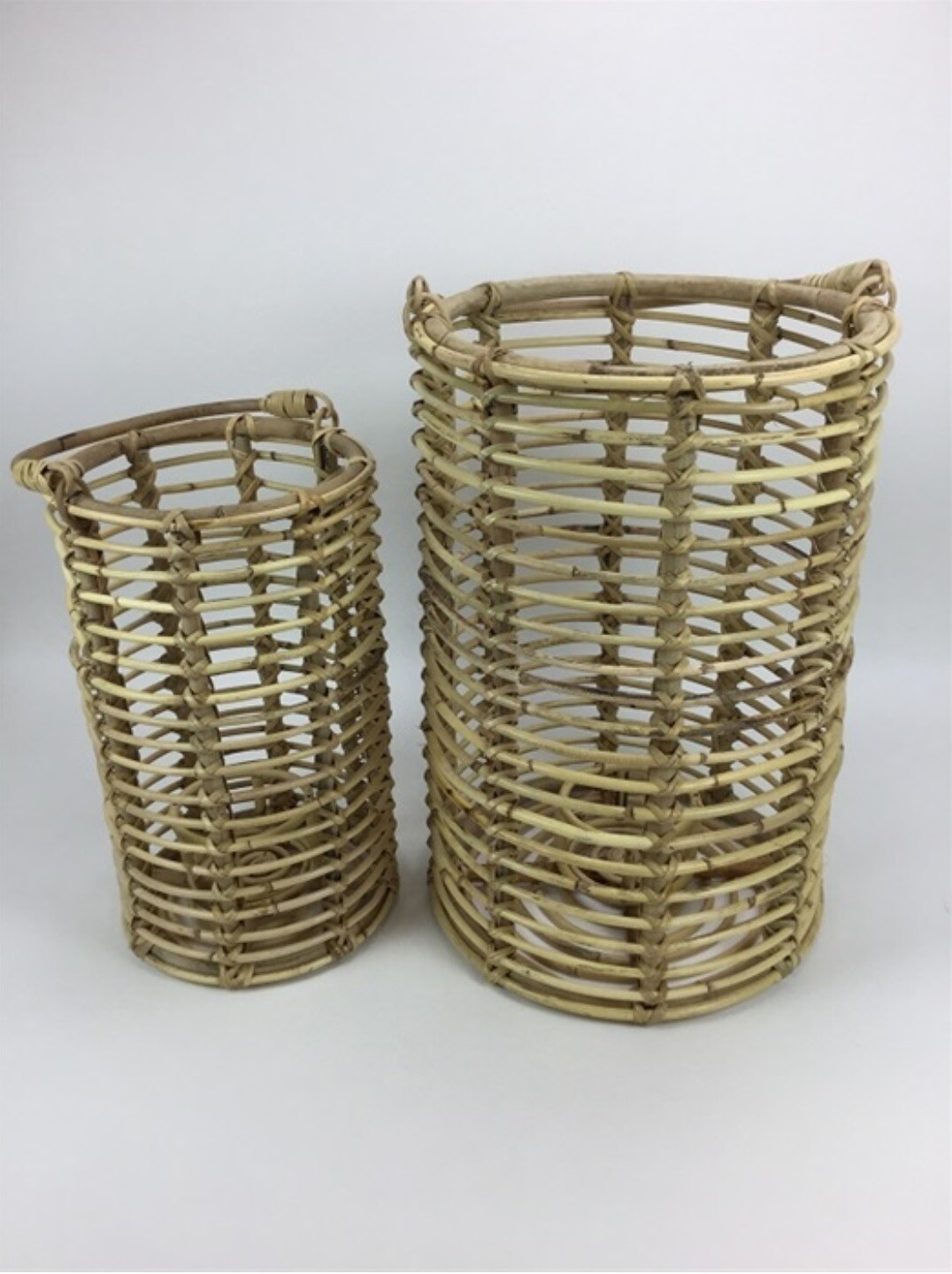 Windlichten set 2 + glas