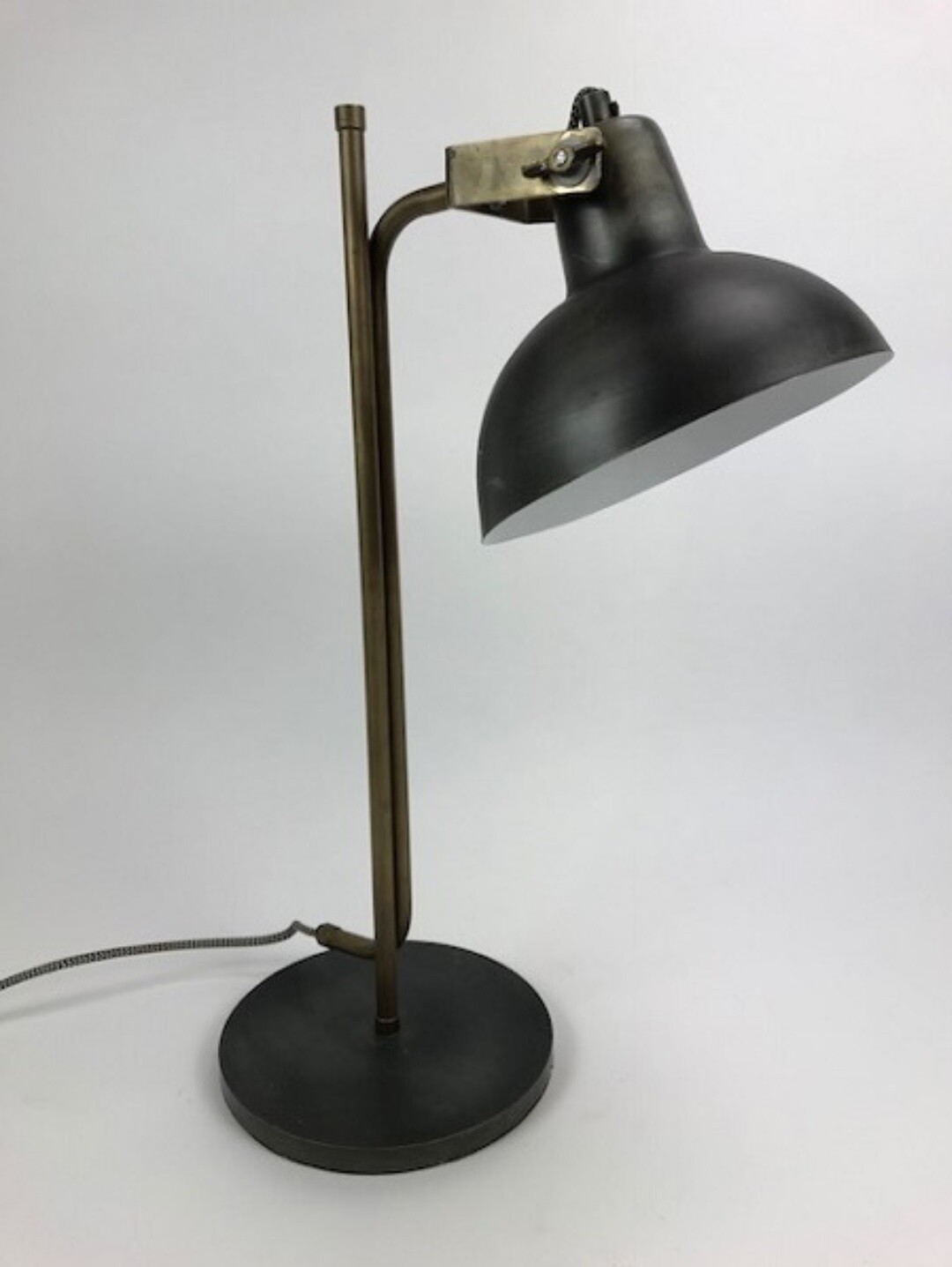 Table Lamp Base OXI Brass/Shade Creme