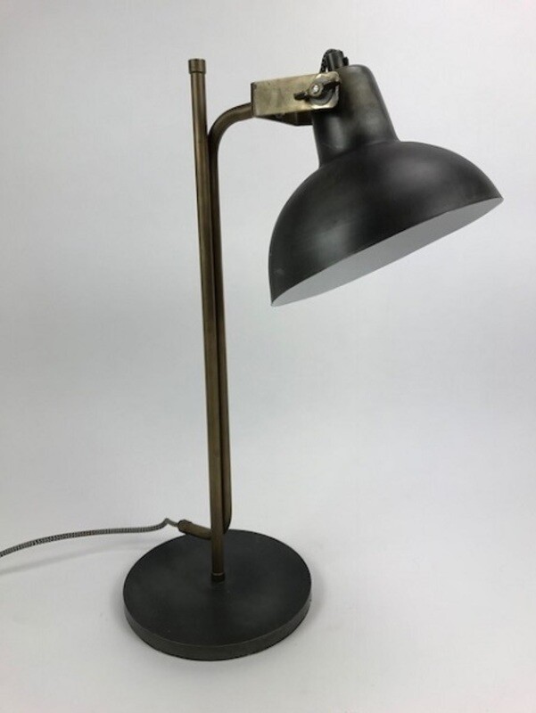 Table Lamp Base OXI Brass/Shade Creme