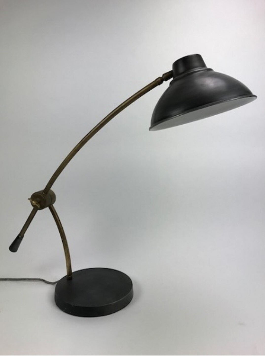 Table Lamp Base OXI Brass/Shade Creme