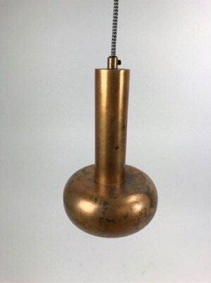 Hanging Lamp Iron Blue Gold