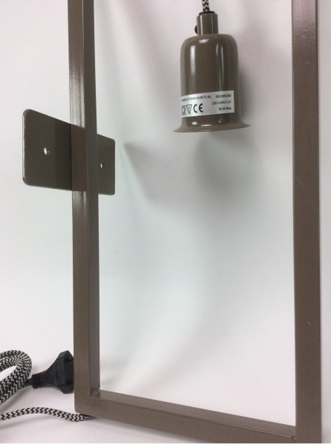 Wall Lamp Frame Mountain Grey