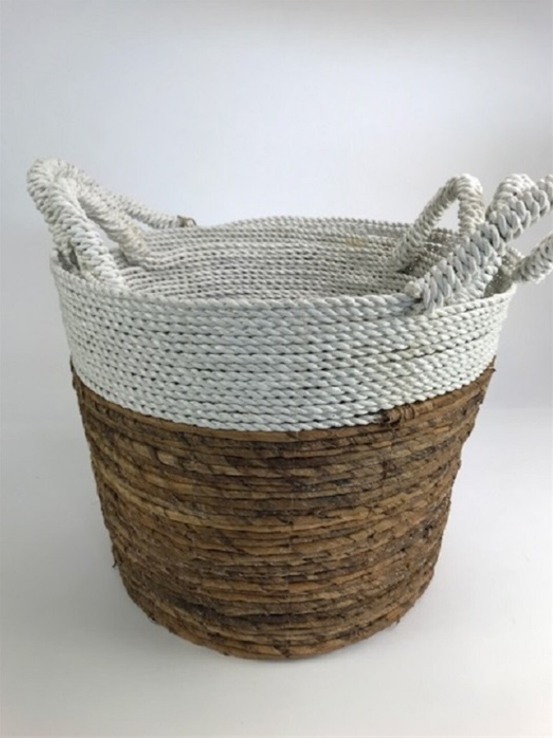 Round Tappered Basket Mand set van 3