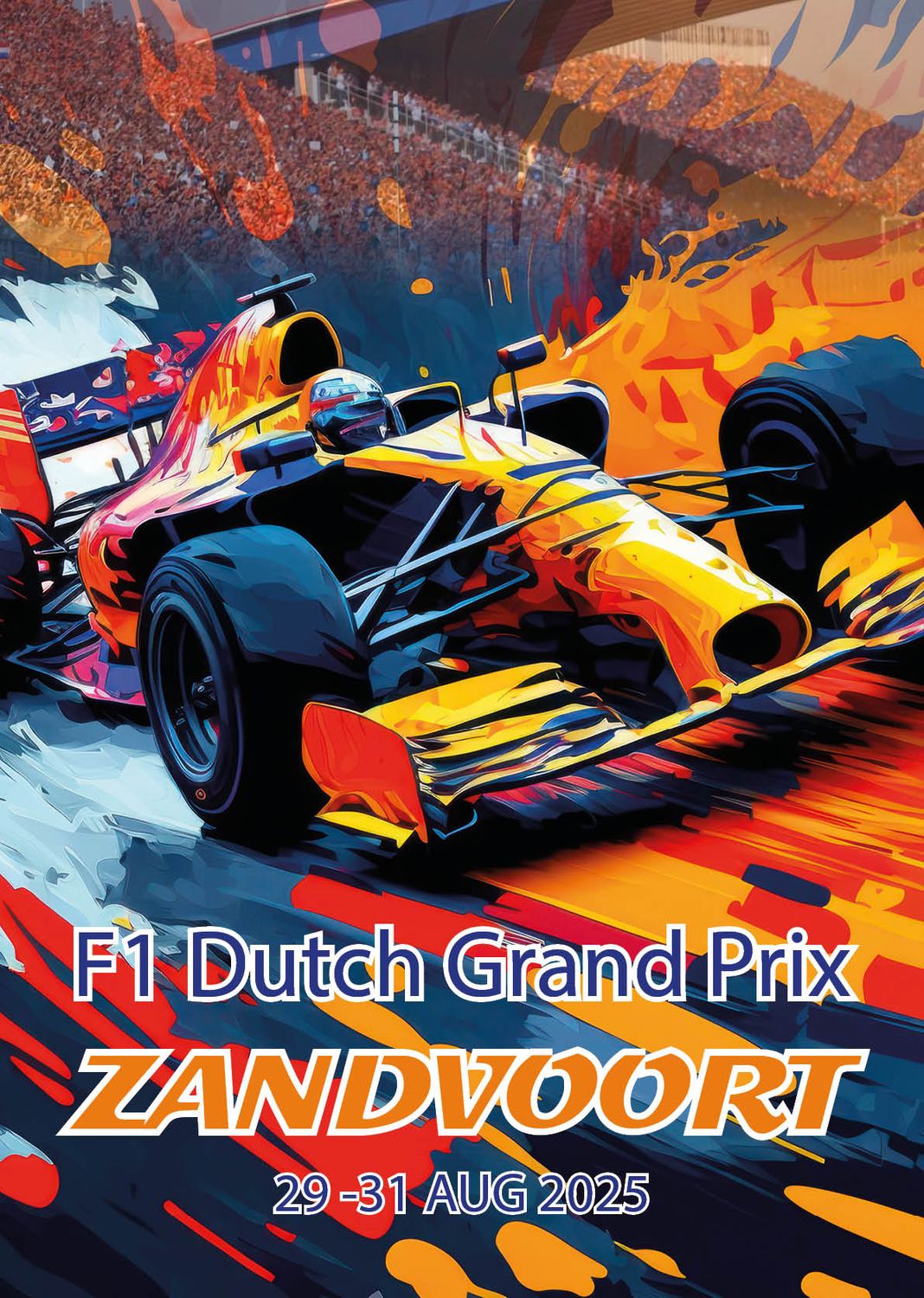 Raceposter Grand Prix Zandvoort 2025