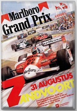 Magneet Grand Prix poster 1980