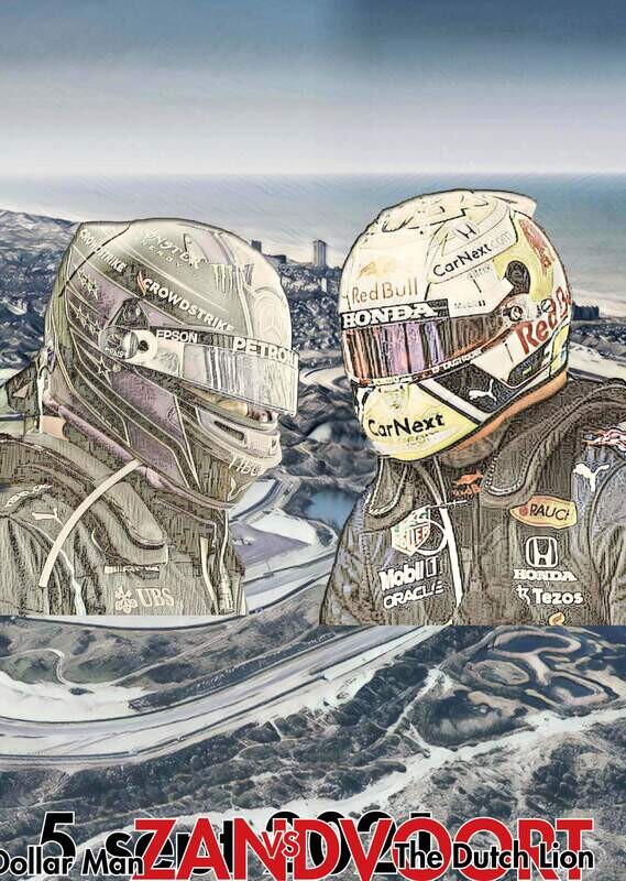 Raceposter Grand Prix Zandvoort "The Battle Of The Dunes 2021"