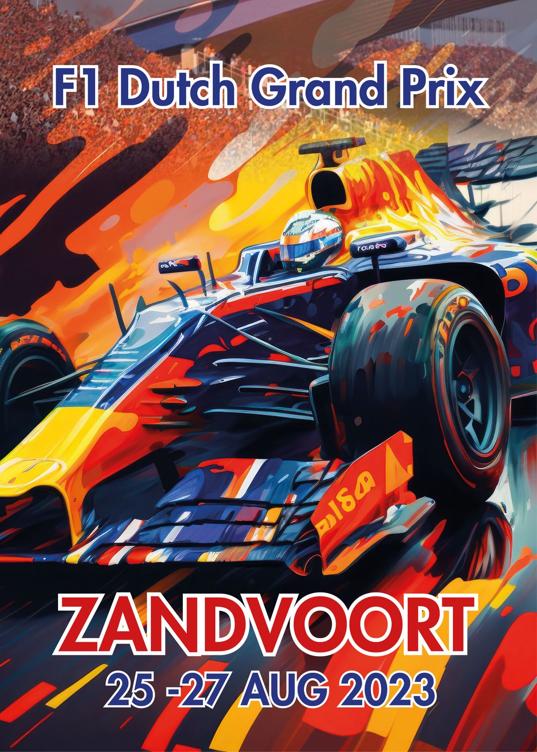 Raceposter Grand Prix Zandvoort 2023