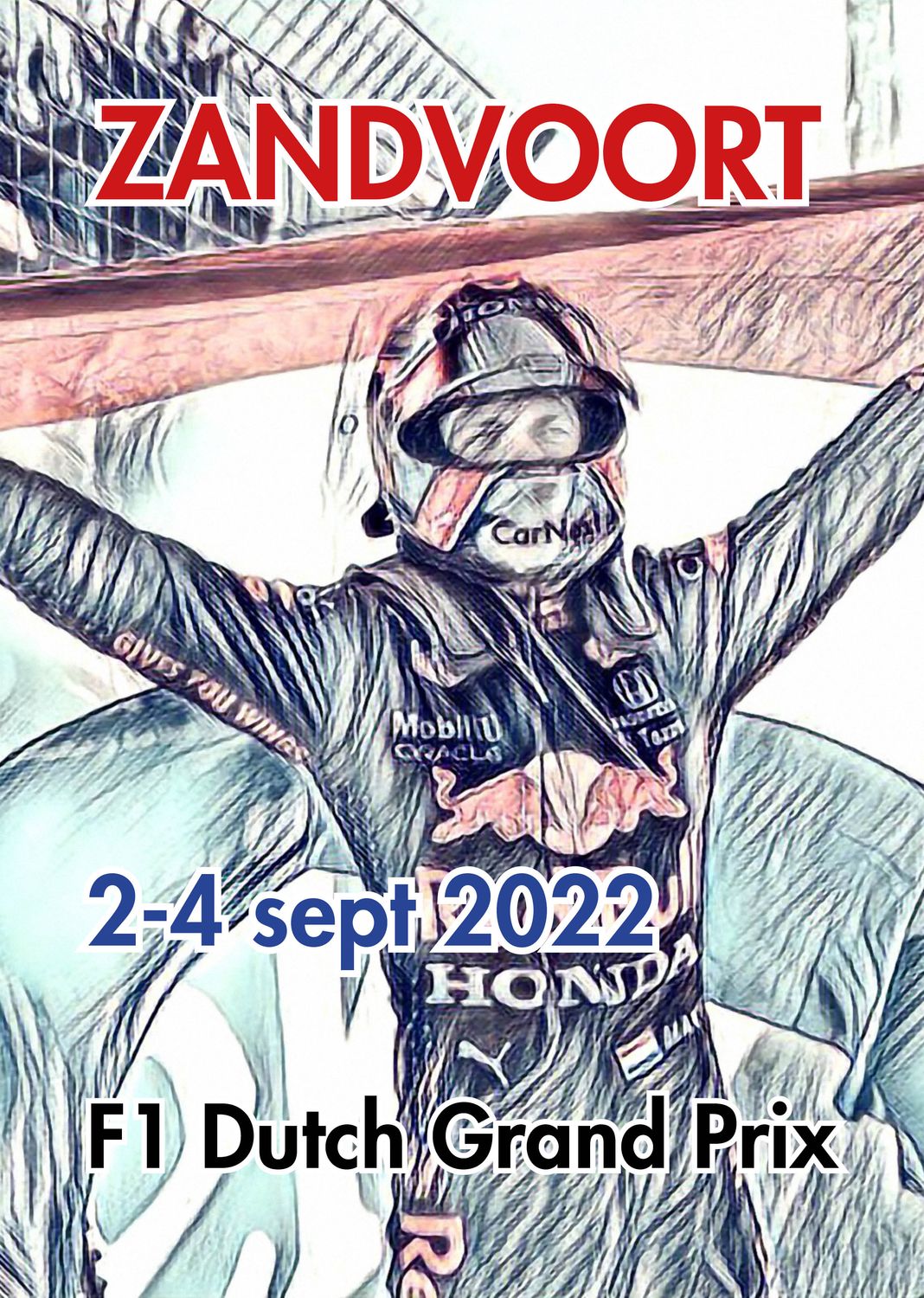 Raceposter Grand Prix Zandvoort 2022