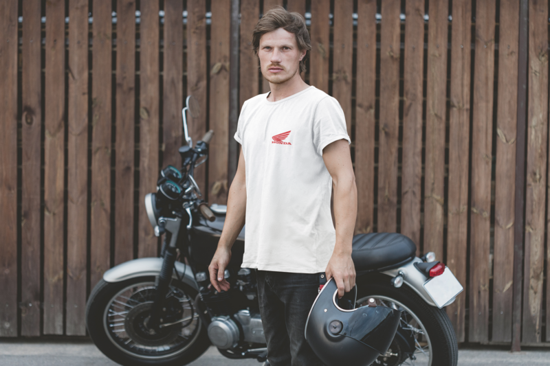 Honda Motorcycles skull T-shirt