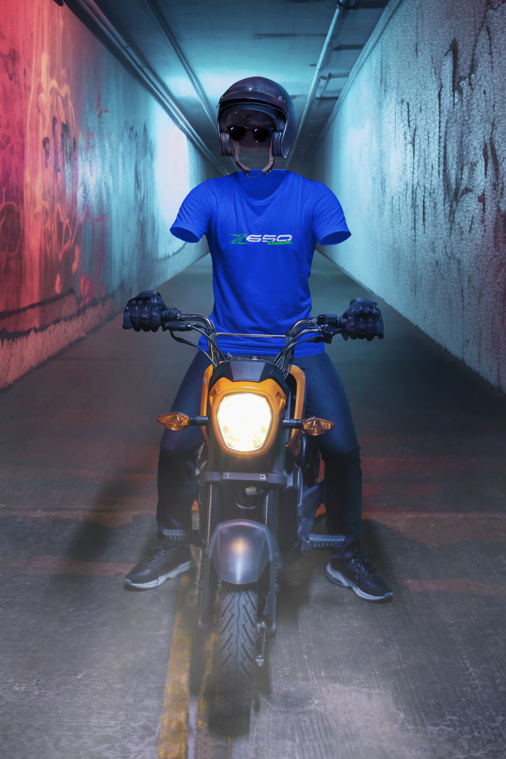 T-shirt Kawasaki Z650 text