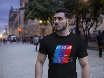 T-shirt BMW E92 Silhouette Mcolors