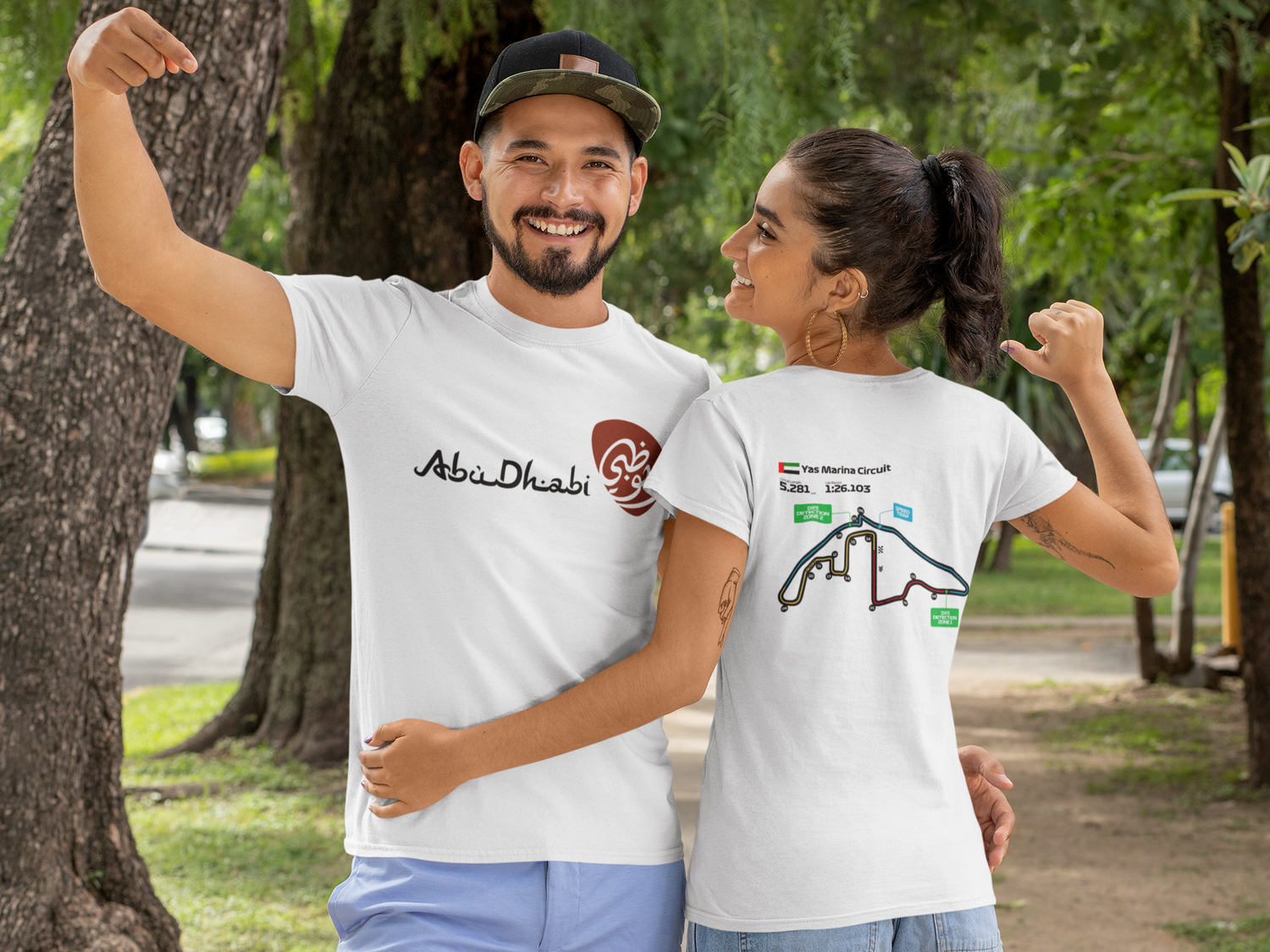 T-shirt F1 race track&#39;s season 2025