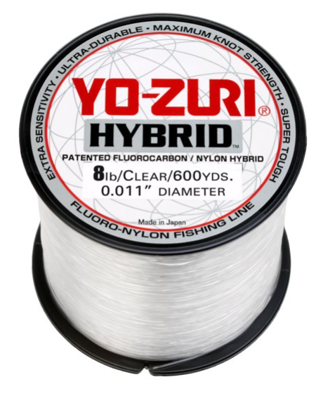 Yo-Zuri Hybrid Line, 8lb, 600yd, Clear