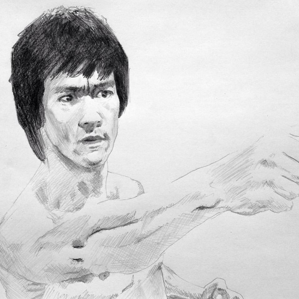 Bruce Lee Sketch Bruce Lee Sketch