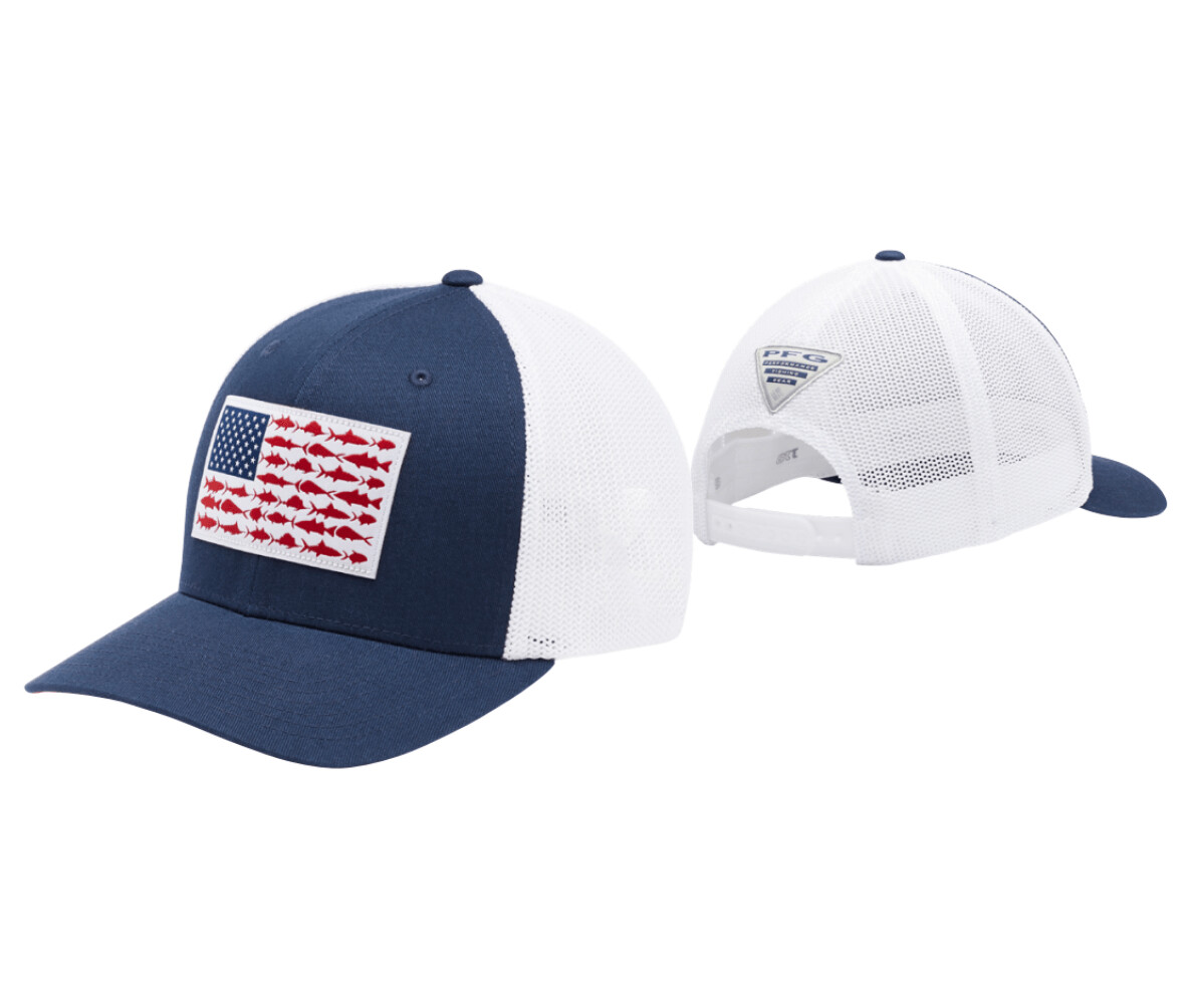 PFG MESH FISH FLAG BALL CAP
