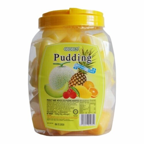 Cocon Mini Nata de Coco Pudding - Melon  / Pineapple / Lychee / Mango / Orange 布丁 - 蜜瓜 / 菠蘿 / 荔枝 / 芒果 / 香橙