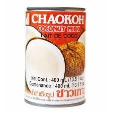 Chaokoh Coconut Milk 400ml 查哥椰奶 400g