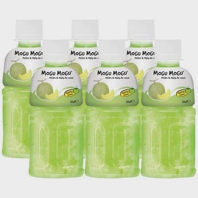 *Mogu Mogu Nata De Coco Drink Melon 6x320ml (TRAY) MOGU MOGU蜜瓜味
