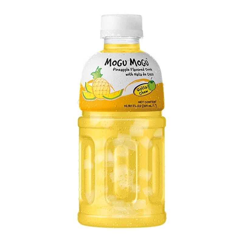 *Mogu Mogu Nata De Coco Drink Pineapple 320ml MOGU MOGU菠蘿味 320ml