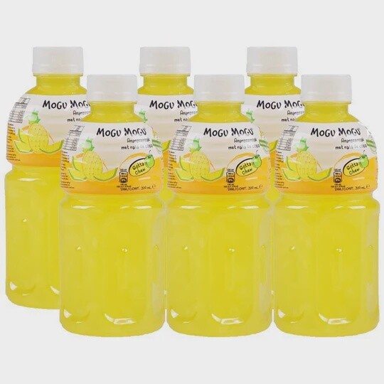 *Mogu Mogu Nata De Coco Drink Pineapple 6x320ml (Tray) MOGU MOGU菠蘿味(托)