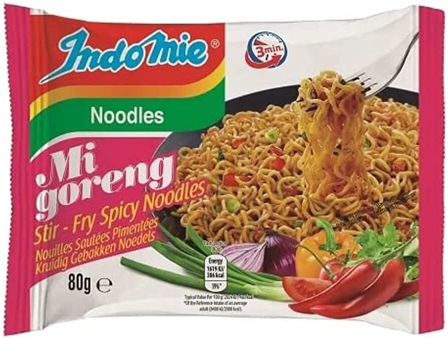 Indomie Mi Goreng Stir Fry Spicy Flavour 80g 營多印尼辣味撈麵