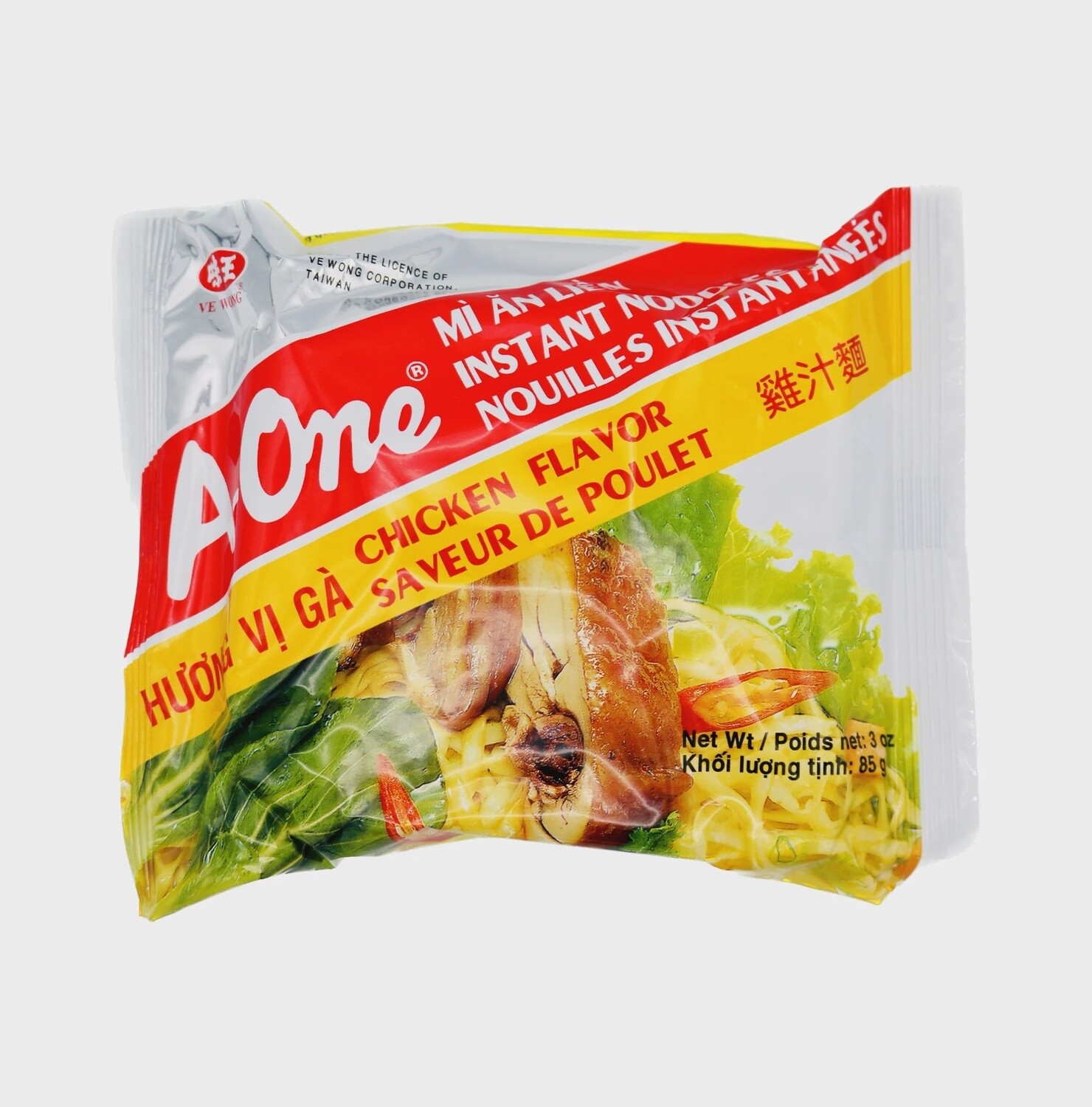 A-One Instant Noodles -Chicken Flavour 85g 味王雞肉味即食麵