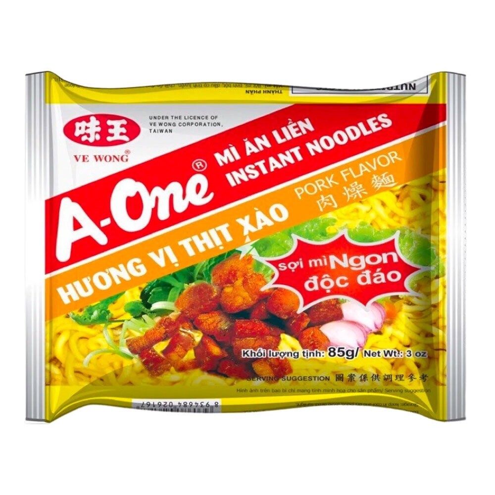 A-One Instant Noodles - Pork Flavour 85g 味王豬肉味即食麵