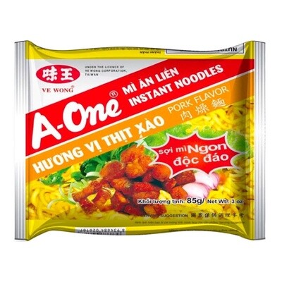 A-One Instant Noodles - Pork Flavour 85g 味王豬肉味即食麵