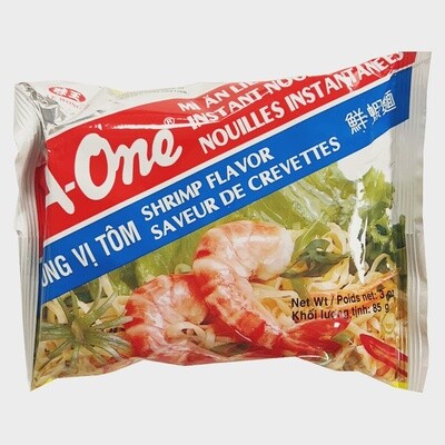 A-One Instant Noodles - Shrimp Flavour 85g 味王蝦味即食麵