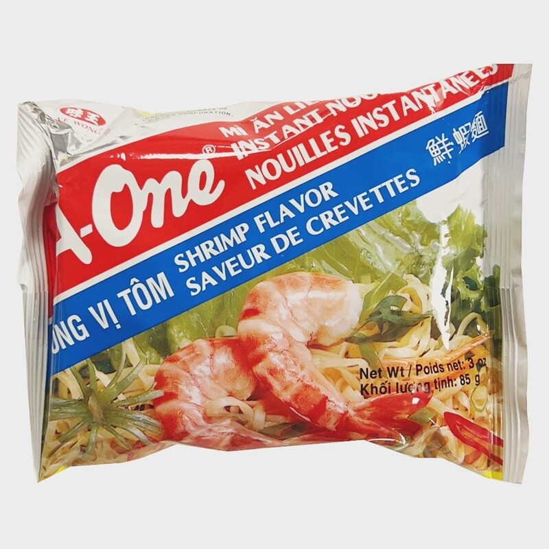 A-One Instant Noodles - Shrimp Flavour 85g 味王蝦味即食麵
