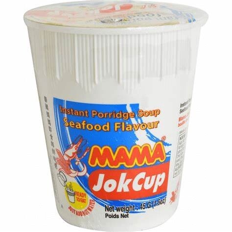 Mama Jokcup Instant Cup Rice Porridge Seafood Flavour 媽媽杯裝即食海鮮粥