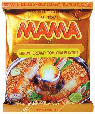 Mama Noodle Creamy ShrimpTom Yum 90g 媽媽奶油冬蔭功蝦麵