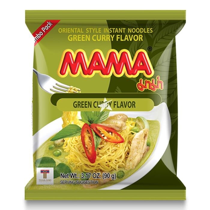 Mama Noodles Green Curry 90g 媽媽青咖哩麵