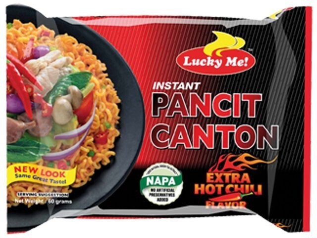 Lucky Me Pancit Canton Chilli Instant Noodles 60g 菲律賓辣椒味炒麵