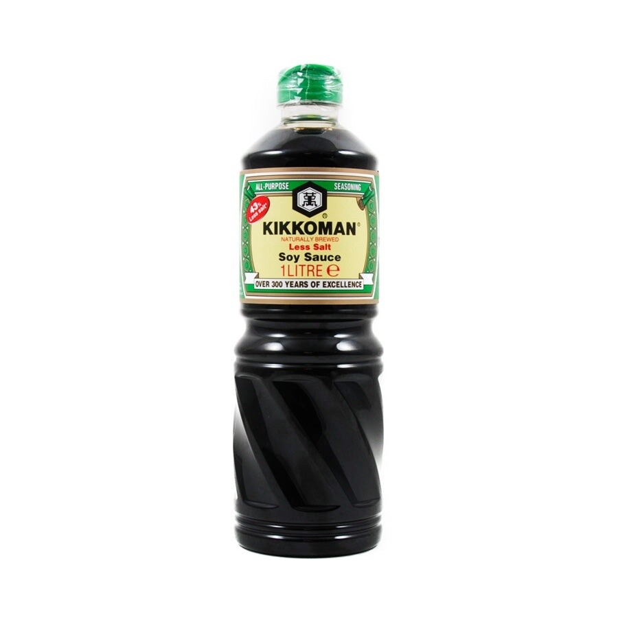 Kikkoman Less Salt Soy Sauce 1ltr 萬字低鹽醬油