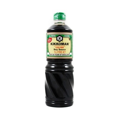 Kikkoman Less Salt Soy Sauce 1ltr 萬字低鹽醬油