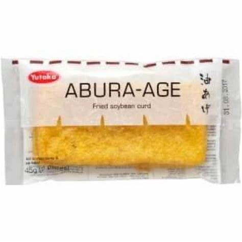 Yutaka Abura Age Fried Soybean Curd 2pcs 45g 油揚豆腐