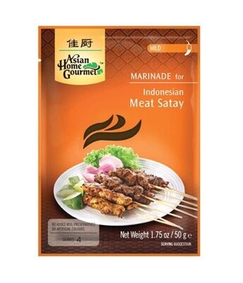 AHG Indonesian Meat Satay Marinade 50g 佳廚印尼沙嗲醬