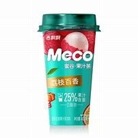 *Meco Fruit Tea -Litchi &amp; Passion 400ml 蜜谷果汁茶荔枝百香味