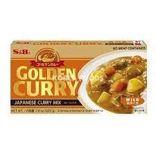 SB Golden Curry Roux Mild 220g 原味咖哩磚