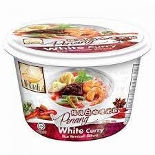 MYKUALI Penang White Curry Rice Vermicelli 90g MYKUALI檳城白咖哩碗裝米粉