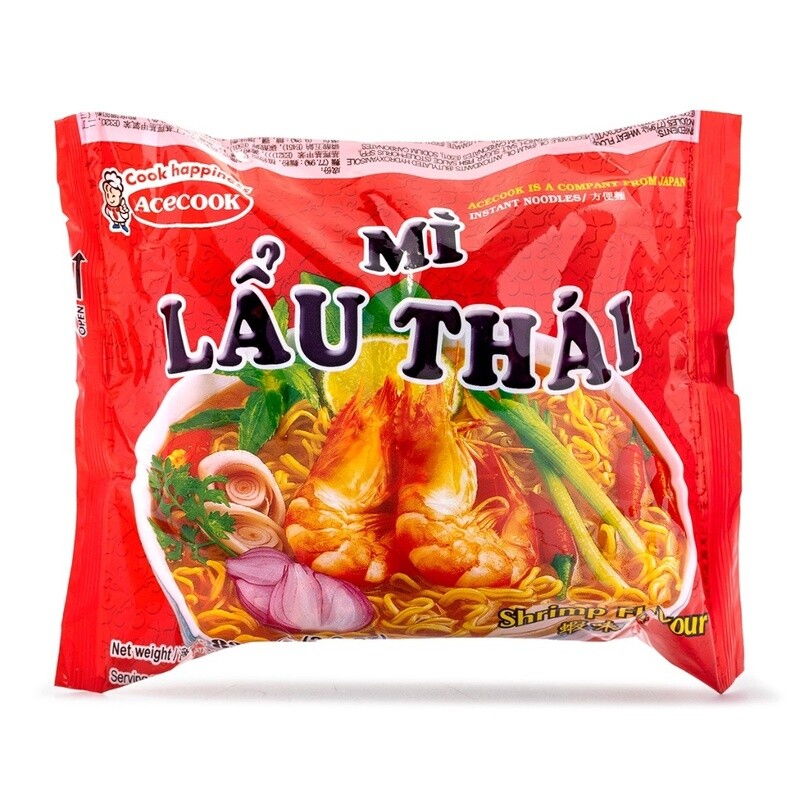 Mi Lau Tai Instant Noodles Shrimp Flavour 83g 蝦味麵