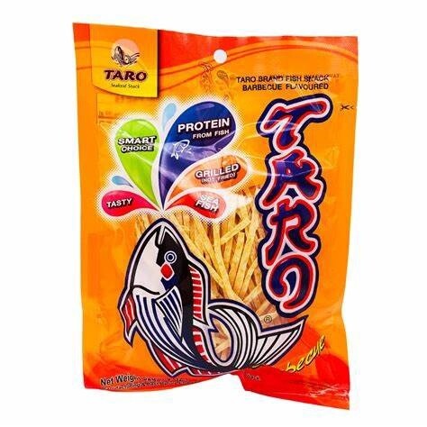 Taro Fish Snack Barbeque Flavour 52g 鱈魚絲燒烤味