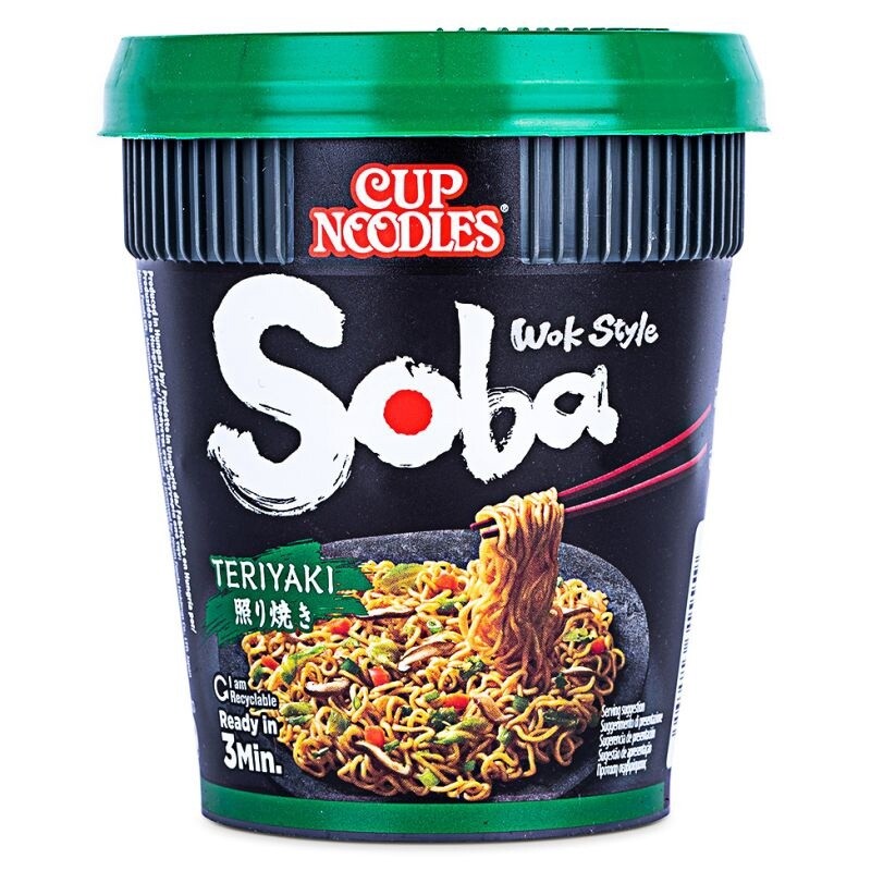 Nissin Soba Cup Noodles Teriyaki 90g 日清鐵板燒味撈杯麵