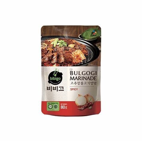 Bibigo Bulgogi Marinade Spicy 80g 韓式辣味烤肉醬