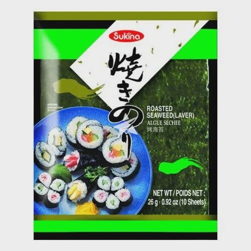 Sukina Sushi Nori Roasted Seaweed 25g 日式壽司紫菜