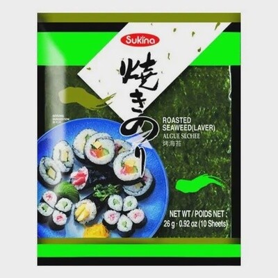 Sukina Sushi Nori Roasted Seaweed 25g 日式壽司紫菜