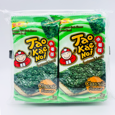 TKN Roasted Seaweed Classic Korean Style 8x2g 小老板韓式烤紫菜